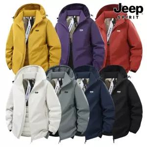 지프 JEEP SPIRIT 패딩 점퍼 그래핀 후드 집업 캠핑점퍼 방수 자켓 아웃도어 패딩 방한 등산 남성 여성 커플 JP7758