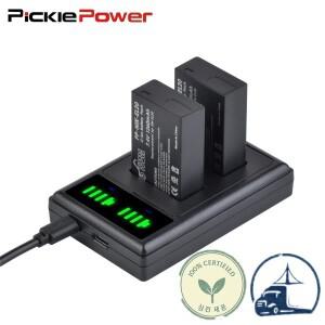 니콘 쿨픽스 P1100 A 1 J2용 피클 파워 ENEL20 배터리 충전기
