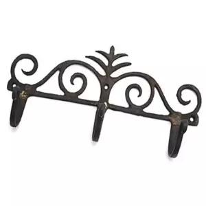 주물 고사리 옷걸이 빈티지 후크 문걸이 수납용품 인테리어 소품 (WFJ6BVD)