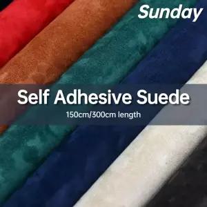 인조가죽시트지 가죽 수선패치 자체 접착 스웨이드 패브릭 자동차 인테리어 도어 패널 AB 필러 장식 끈적