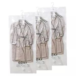 대형 겨울 옷 코트 보관 옷장 옷걸이 진공 압축팩 3개 진공팩 겨울옷