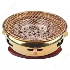 항아리 화로 업소용 그릴 실버 바베큐 숯불 원형