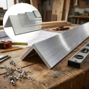 알루미늄앵글 ㄱ자몰딩 코너몰딩 1M 2종선택