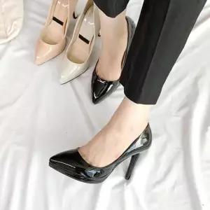 가보시굽 하이힐 애나멜 킬힐 키높이 펌프스 봄슈즈 WA3CE1D