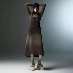 [에고이스트](대전신세계)[CAPSULE LINE] A라인 서스펜더 데님 원피스 ER4DO160