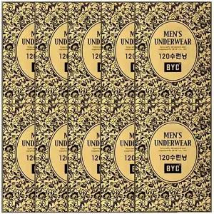 BYC가장 수가 높은120수 남성용민소매런닝10매 BYI6034