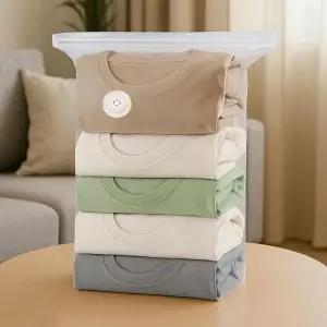 고품질 공간비움 압축팩 2p세트 입체형 여행용 의류 진공팩 (WFKDZ5W)