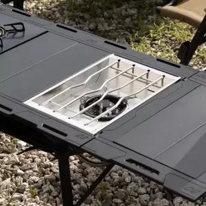 아베나키 캠핑 IGT 플레이트 원버너 거치대 독립사용 자립형