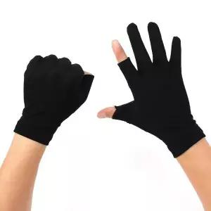 고품질 심플 2컷 등산 스포츠 장갑 남성 블랙 블랙 추천 (WFKEOW1)