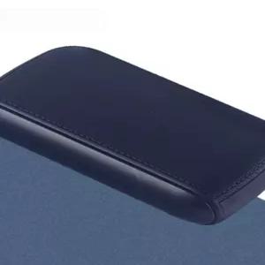 세련된 휴대용 자동 슬림 담배 케이스 블랙 USB 라이터