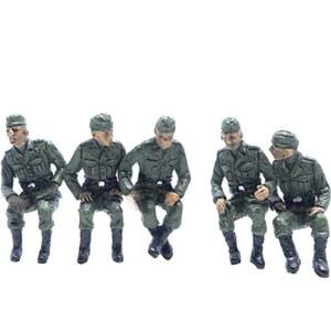 독일군 디오라마 군인모형 도색5종세트 병정미니피규어 세트 피규어 밀리터리 장교