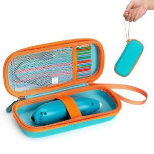 소년 소녀용 3D 펜 세트용 더들러 스타트+ 에센셜 케이스 (2023-2025), 교육용 STEM 장난감 홀더 필라멘트 리필 두들패드 및 케이블용 아트 액티비티 세트 보관 정리함