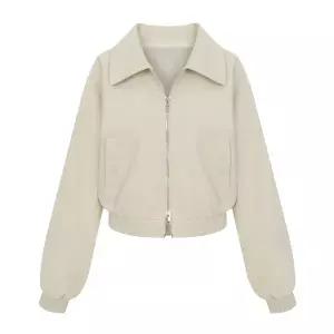 [롯데백화점]티뷰 레더 투웨이 집업 점퍼_V6A-CJP001