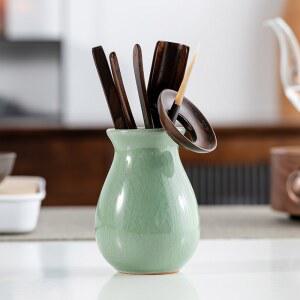 심플 대나무 보이차 차도구세트 스푼 다도용품 입문용 찻잔 차판 집게 a2390 다기