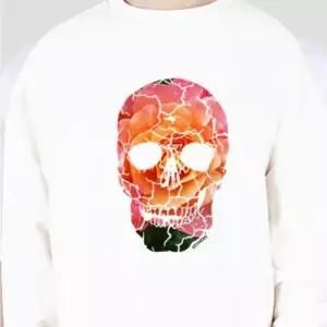 키밍 skull 맨투맨 기본 가을티 해골 친구선물 라운드 W4BBE5C