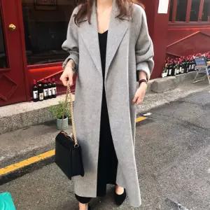 [예쎄] 울터치 솔리드 스트랩 롱코트 (S5WCT037A)