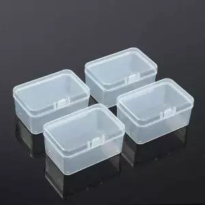 소형 플라스틱 케이스 4p 세트 직사각 소품통 낚시용품정리함