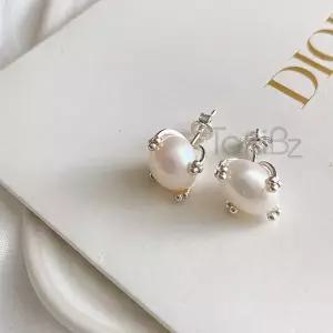 [타키비즈]92.5순은 바로크진주 귀걸이