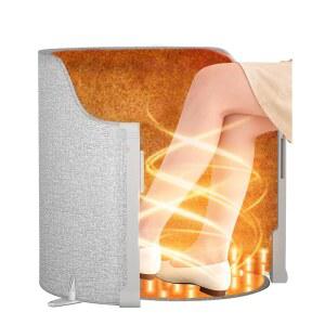 책상 히터 아래 분리형 사무실 타이머가 조절기 조용한 휴대용 패드가 온열 초호야 및 온열기 있는 150W 온도 열 그래핀 에너지 발 가정용 절약형 패널