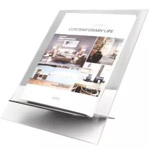 태블릿 거치대 매장용 아크릴 책장 장식 잡지꽂이 쇼룸 진열대