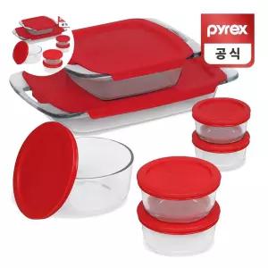 이지그랩 파이렉스 7p세트 디쉬 반찬통 베이크 유리