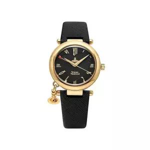 [비비안웨스트우드] VV006GDBLK 오브 하트 여성 가죽 손목 시계