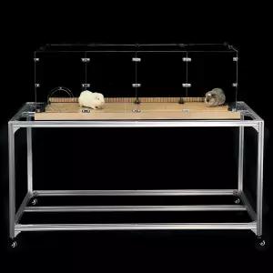 기니로프트TM 아크릴 전면 케이지(모델-AB) - 기니피그 토끼 버튼 메추라기 고슴도치 작은 개 기타 동물을