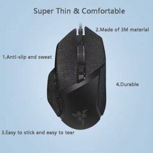 마우스 그립 테이프 Viper Pro/V2 V3/V3 논슬립 Pro/Basilisk 스티커 Ultimate 미끄럼방지 V3 패치 Pro/Viper Razer Pro/Deathadder