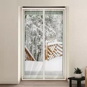 [룽스]방문 방풍비닐 비닐커텐 자석식 소 바람막이 90x210/