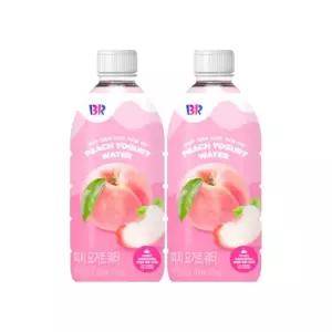 베스킨라빈스 피치요거트 워터 500ml 20개/간식/소풍/파우치/운동회/체육대회/유치원/체험학습/대회/주스