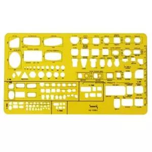 산키스 템플레이트 가구 설비 NO.9383 위생제도용품 디자인보조 제도자 플릿 코링플릿 미술입시 각도자 용