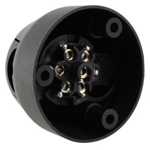 트랙터 히치 트레일러 와이어링 소켓 견인봉 견인 컨버터 내구성 플러그 어댑터 캐러밴 트럭용 보호대 연결 12V