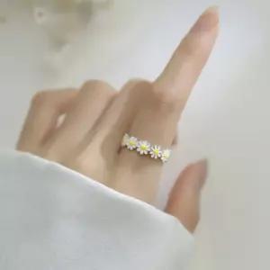 하나만으로돋보이는 선물용은반지 꽃패턴 은반지 오픈링 패션 레이어드링 은반지커플링