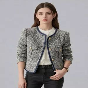 [휴드]콜렌트 베스트 트위드 자켓