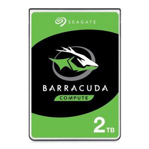 Seagate BarraCuda 2TB 내장 하드 드라이브 HDD u2013 2.5인치 SATA 6Gb/s 5400RPM 128MB 캐시, 컴퓨터 데스크톱 PC u2013 좌절 없는 패키징 (ST2000LM015)