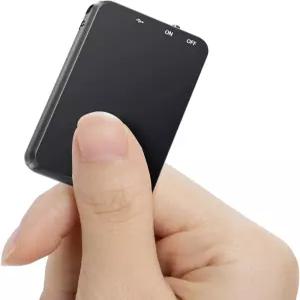 64GB 미니 음성 녹음기 AI 소음 감소 및 금속 하우징이 포함된 1536kbps 투명 녹음 장치 강의 회의용