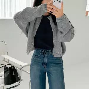 [에이와비] #AWABMADE:_MerryCloset.프렌즈울크롭가디건 -cd/3color