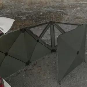 마운틴하이커 캠핑 4단 윈드스크린 가람막 바람막이 사이드월 사생활보호