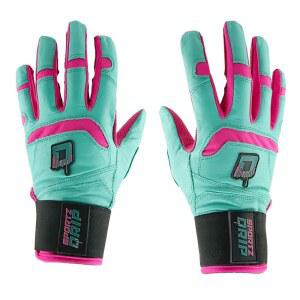 스포츠 드립 배팅 글러브 (청록색) 야구 및 소프트볼 선수용 천연 가죽 장갑 남녀공학 청소년
