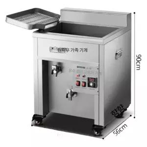 수유식튀김기 축제 까스 꽈배기 영업용 기름 대용량 가열기 분식집 온도조절 돈까스