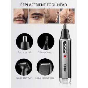 코털 정리기 면도기 수염 깍기 세트 트리머 귀털 in 1 제거기 코 헤어 남성용 충전식 클리퍼 전기 4 기계