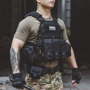 전술 전투 군용 군인 밀리터리 조끼 * 특수 부대 조끼, 경량 다기능 장비, 서바이벌 확장
