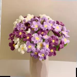 조화 뜨개꽃 물망초 인테리어 꽃장식 소품 꽃다발만들기 DIY 꽃소품 사탕꽃다발 생일선물 모루꽃다발