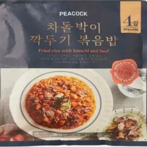 피코크 차돌깍두기 볶음밥4입 840g, 4개