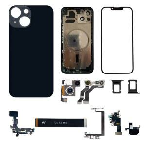 iPhone13 배터리 뒷면 커버, 중간 프레임, 플렉스 케이블, 전면 및 후면 카메라, 카드 트레이 및 기타 교체 부품용