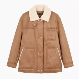 [롯데백화점]시슬리 더블 페이크 레더 무스탕  SALE33561