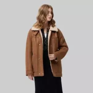 [롯데백화점]시슬리 더블 페이크 레더 무스탕SALE33561