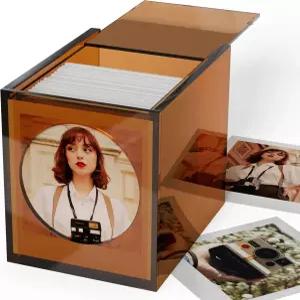 i-Type/600/SX-70/Instax 사각 필름용 윙카인 아크릴 폴라로이드 프레임 및 사진 보관함 4.2 x3.5 필름