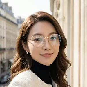 [샤넬]샤넬안경 시그니처 메탈 골드 제니 안경테 CH2209 C395