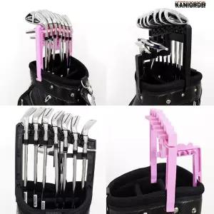 아이언 홀더 골프 캐디백 골프채 가방 정리 거치대 긁힘방지 꽂이 2컬러